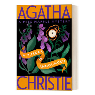 A Murder Is Announced 谋杀启事 马普尔小姐探案系列  阿加莎侦探小说进口原版英文书籍