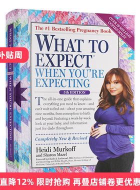 海蒂怀孕大百科 What to Expect When You're Expectin 英文原版 第5版 孕期指导指南 生活健康 Heidi Murkoff 英文版进口英语书籍