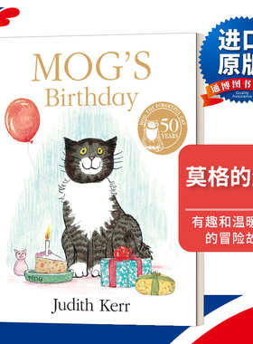 英文原版 Mog’S Birthday 莫格的生日 Judith Kerr 英文版 进口原版英文书籍