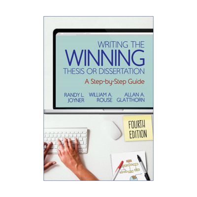 英文原版 Writing the Winning Thesis or Dissertation 如何写出卓越的学位论文 英文论文步骤指南 英文版 进口英语原版书籍