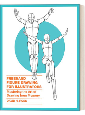 英文原版 Freehand Figure Drawing for Illustrators 手绘人体形态 David H Ross 英文版 进口英语原版书籍
