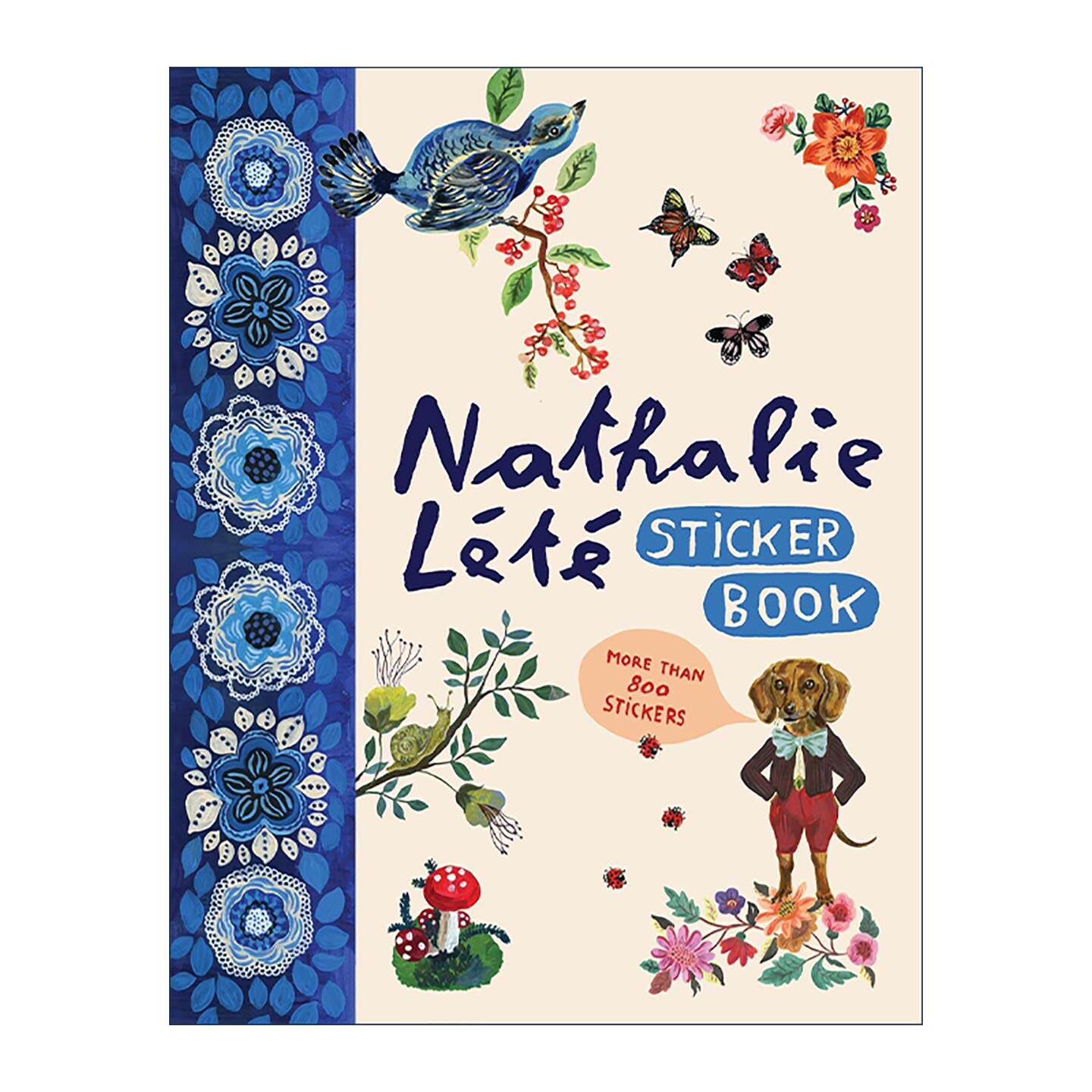 英文原版 Nathalie Lété Sticker Book 娜塔莉·莱特贴纸书 超500张精美贴纸 精装 英文版 进口英语原版书籍
