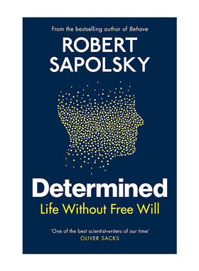 英文原版 Determined 注定 没有自由意志的生命科学 罗伯特·萨波斯基 英文版 进口英语原版书籍