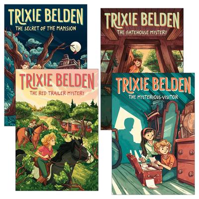 英文原版 Trixie Belden  Girl Detective 少女侦探崔西·贝尔登系列4册 儿童推理小说 英文版 进口英语原版书籍