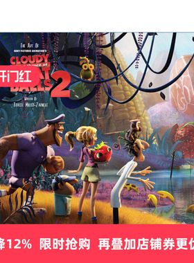 英文原版 The Art of Cloudy with a Chance of Meatballs 2 美食从天降 天降美食 精装艺术设定集2 动画电影 进口英语原版书籍