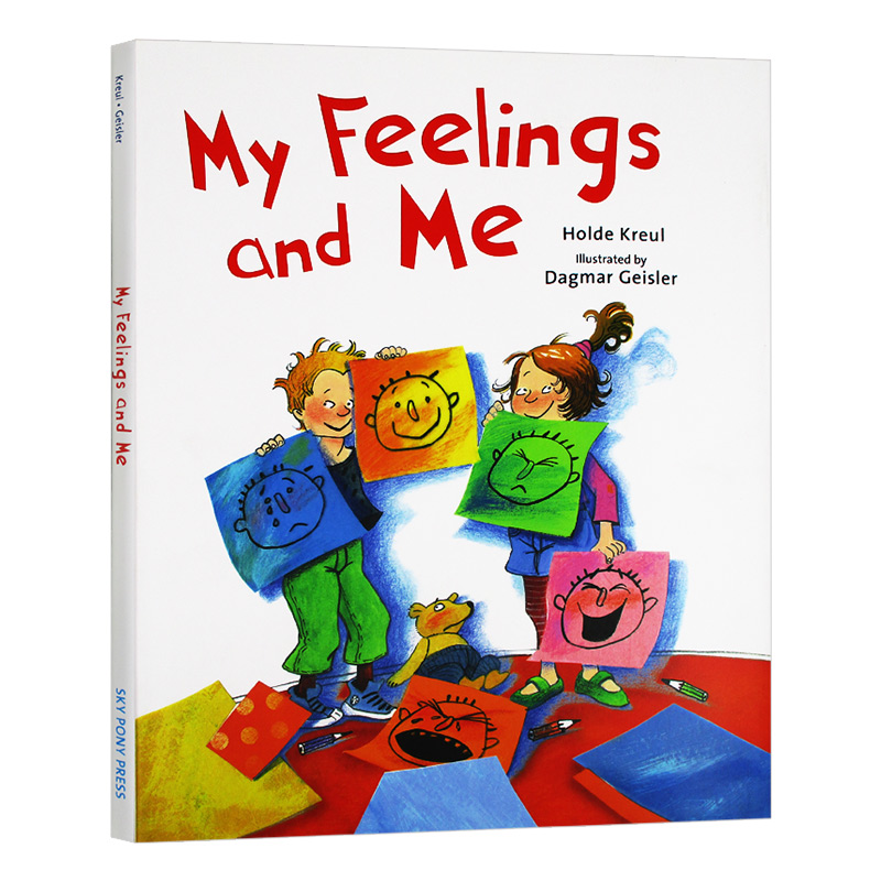 我的感觉 My Feelings and Me 英文原版儿童情绪绘本 3-6岁亲子互动早教图画书 家庭教育 进口原版英语童书 Holde Kreul