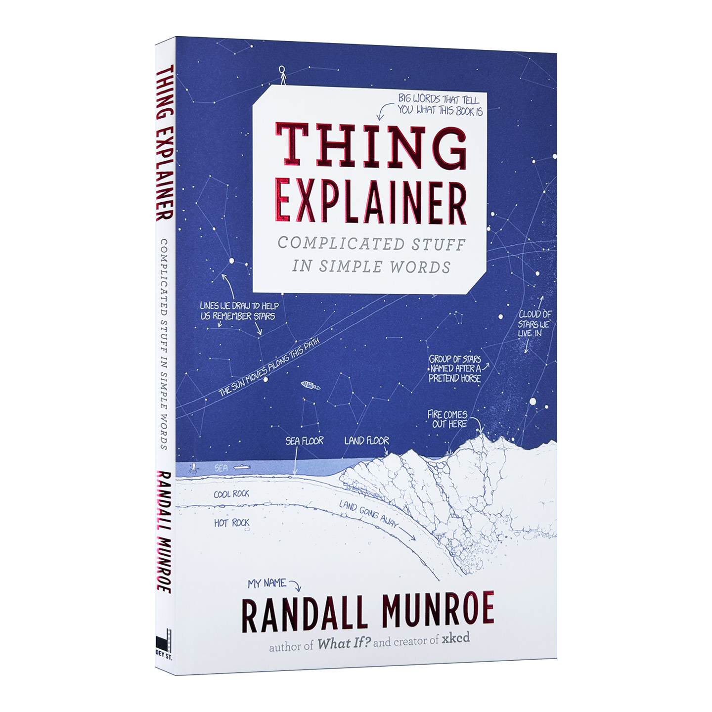 英文原版 Thing Explainer 万物解释者 比尔盖茨书单推荐 what if作者 兰道尔门罗 科普热点读物书籍 精装 英文版 进口英语书