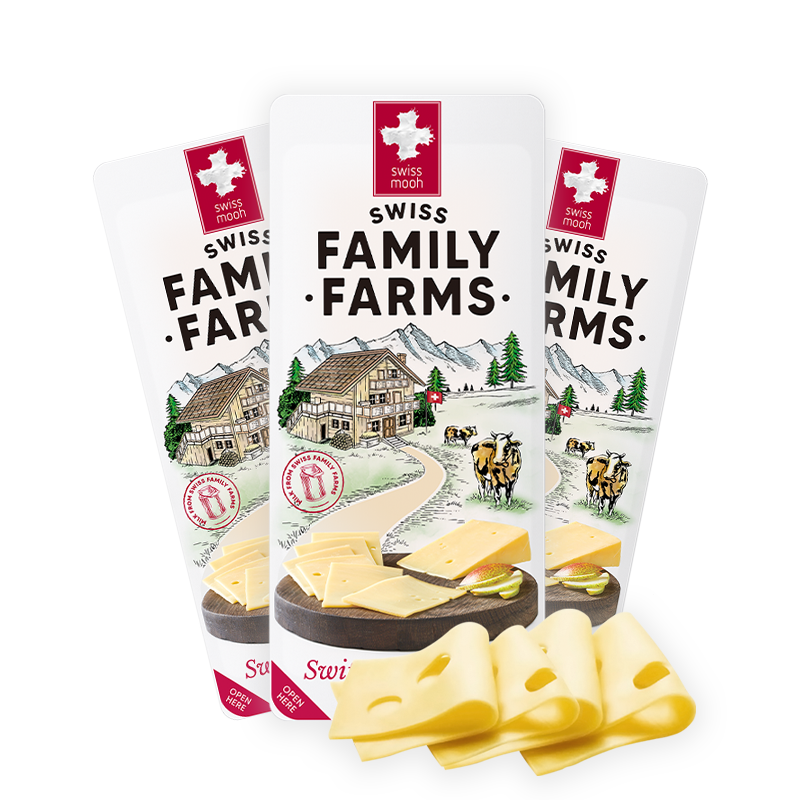儿童芝士片瑞士进口瑞慕大孔奶酪乳酪天然辅食100克*3盒干酪片