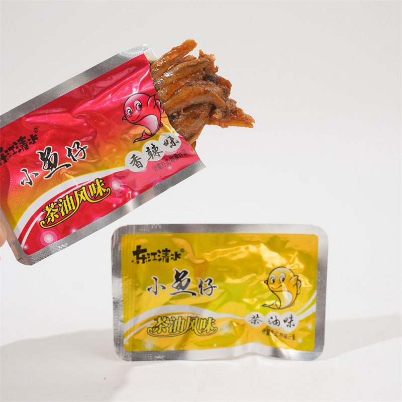 东江清水小鱼仔香辣茶油风味湖南特产小吃散装解馋即食鱼干零食