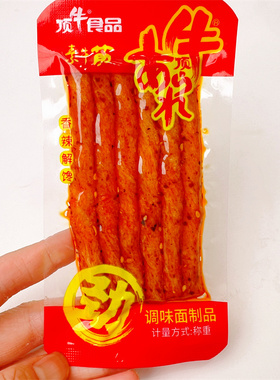 顶牛食品素牛筋香辣解馋牛筋辣条儿时怀旧面筋小零食休闲食品小吃