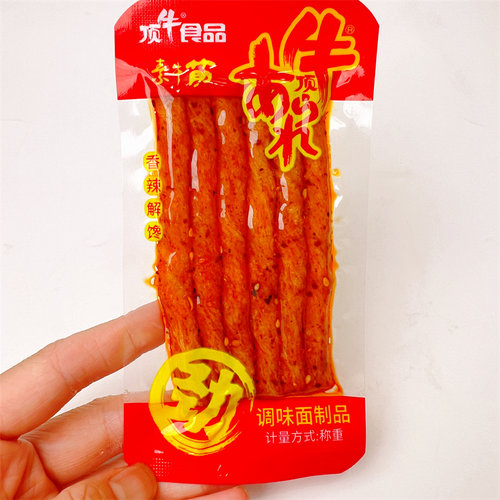 顶牛食品素牛筋香辣解馋
