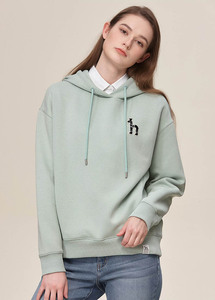 hazzy新品哈吉嘶2023秋休闲运动上衣连帽长袖宽松女装套头卫衣女