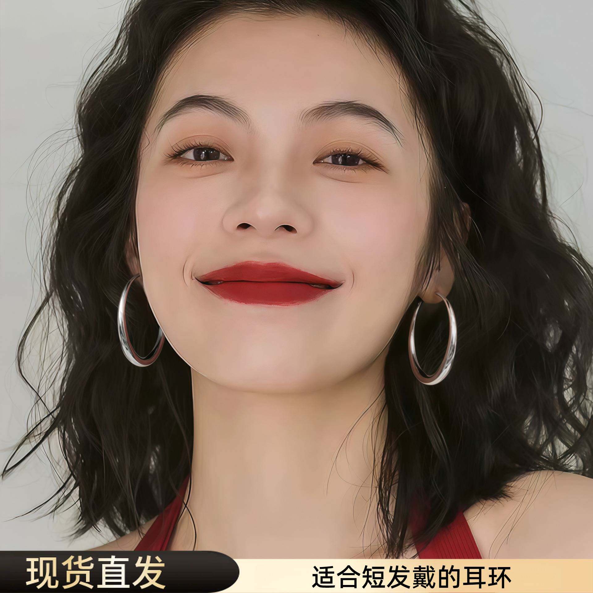 适合短发戴的耳环女轻奢高级感