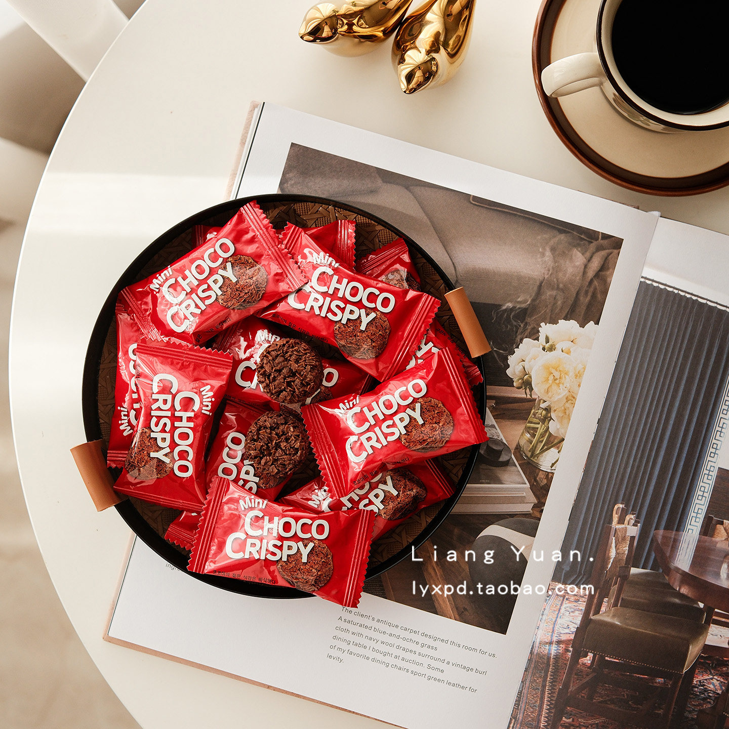 MINI CHOCO CRISPY迷你巧克力燕麦脆散装茶点开市客休闲零食喜糖