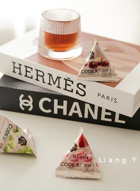 良缘结婚喜糖CODEX软糖巧克力豆进口可可酸甜糖果三角包零食散装