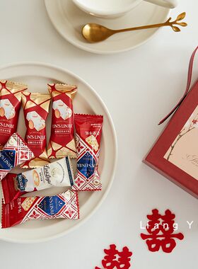 良缘结婚喜糖林氏林家花生芒果软牛轧糖糖果零食散装伴手礼250g