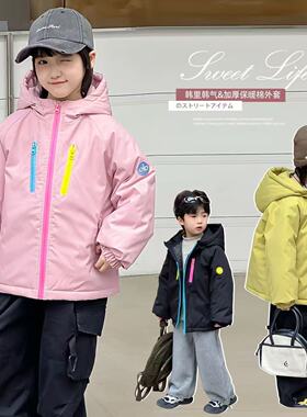 兄妹款三防面料加厚绗棉冲锋衣棉袄外套DC006
