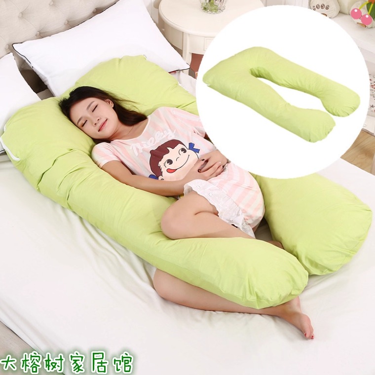 孕妇枕腰枕纯棉枕头可拆洗