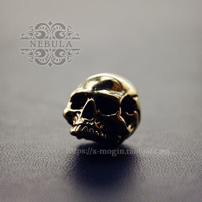 NEBULA银隔珠骷髅头配饰手串纯铜