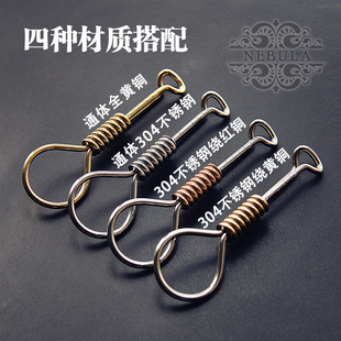 余文乐同款 decker创意绞刑架复古铜钥匙扣机车内钥匙挂件潮人配饰