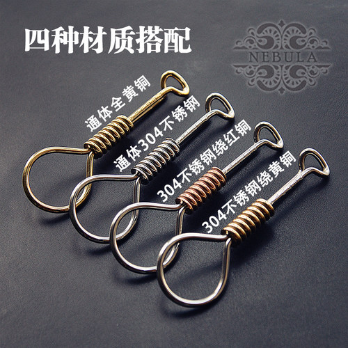 余文乐decker复古铜潮人钥匙扣