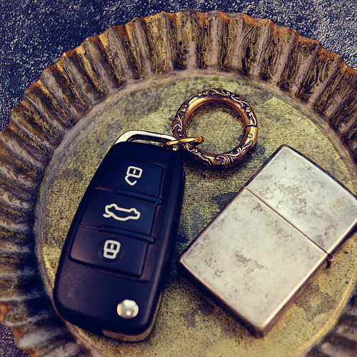 铜环手工黄铜弹簧开口汽车钥匙圈