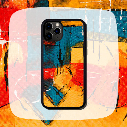 撞色苹果抽象IPhone14