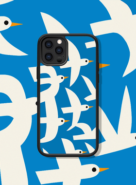 自由诗人生海海候鸟iphone16Pro MAX/15/14天高任鸟飞海鸟苹果华为Mate60小米OPPO一加vivo手机壳