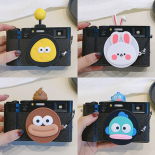 适用于富士X100VI通用X100V硅胶盖镜头zv1m2保护盖RX100带防丢绳