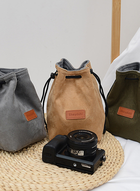 适用索尼A6400摄影包富士XT30 X100 相机包佳能M50M100微单相机包