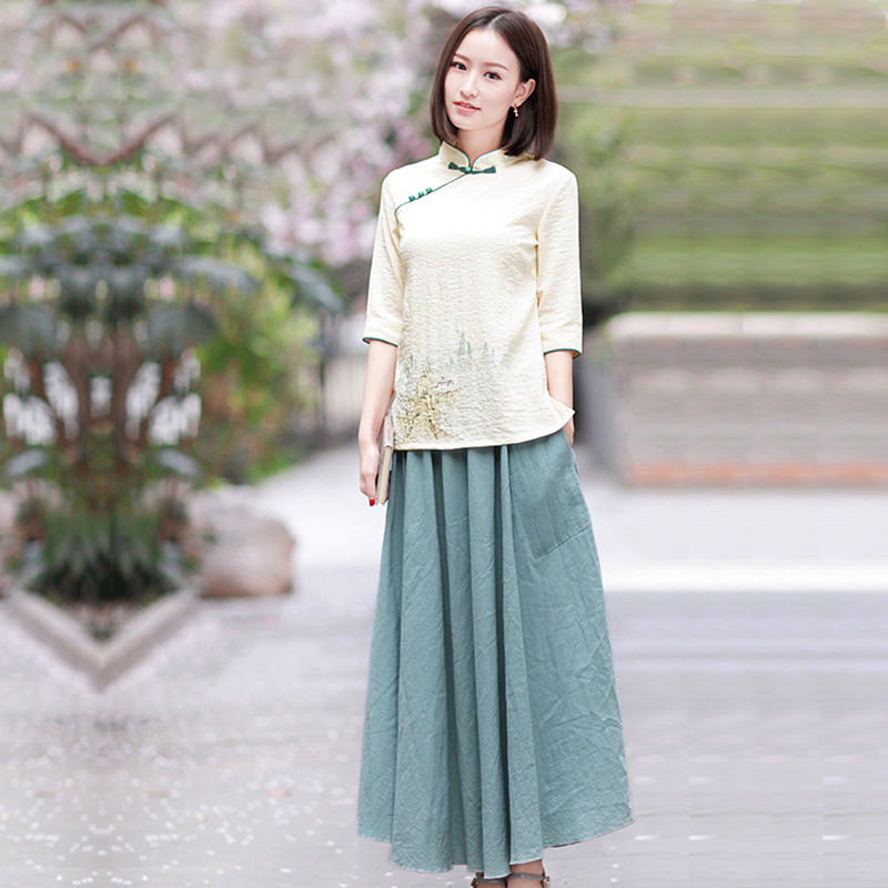 中国风女装上衣夏装