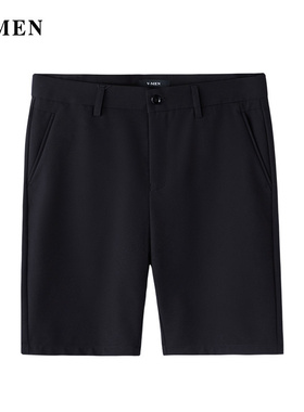 VMEN威曼男装韩版青春个性绣标直筒修身百搭男短裤五分裤V021D803