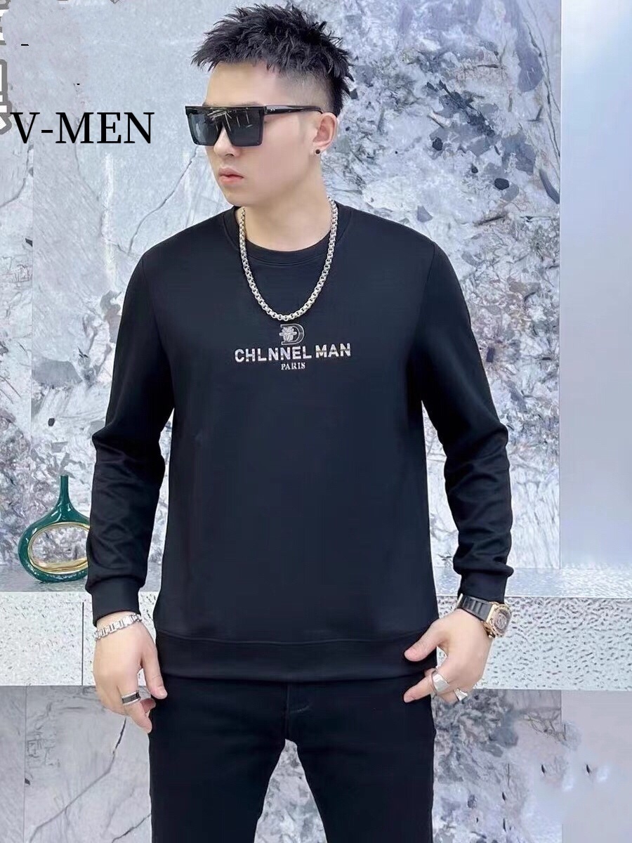 字母威曼潮流卫衣打底衫圆领