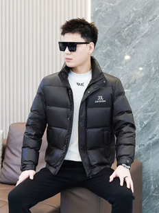 VMEN威曼冬季新款男士休闲羽绒服外套时尚百搭保暖男装白鸭绒上衣