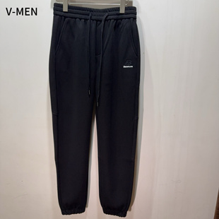VMEN威曼秋冬新款男士休闲裤时尚百搭修身束脚运动长裤子简约男装