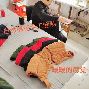 中老年四季 棉花护肩膀颈椎保暖防寒月子产妇睡觉防风纯棉手工坎肩