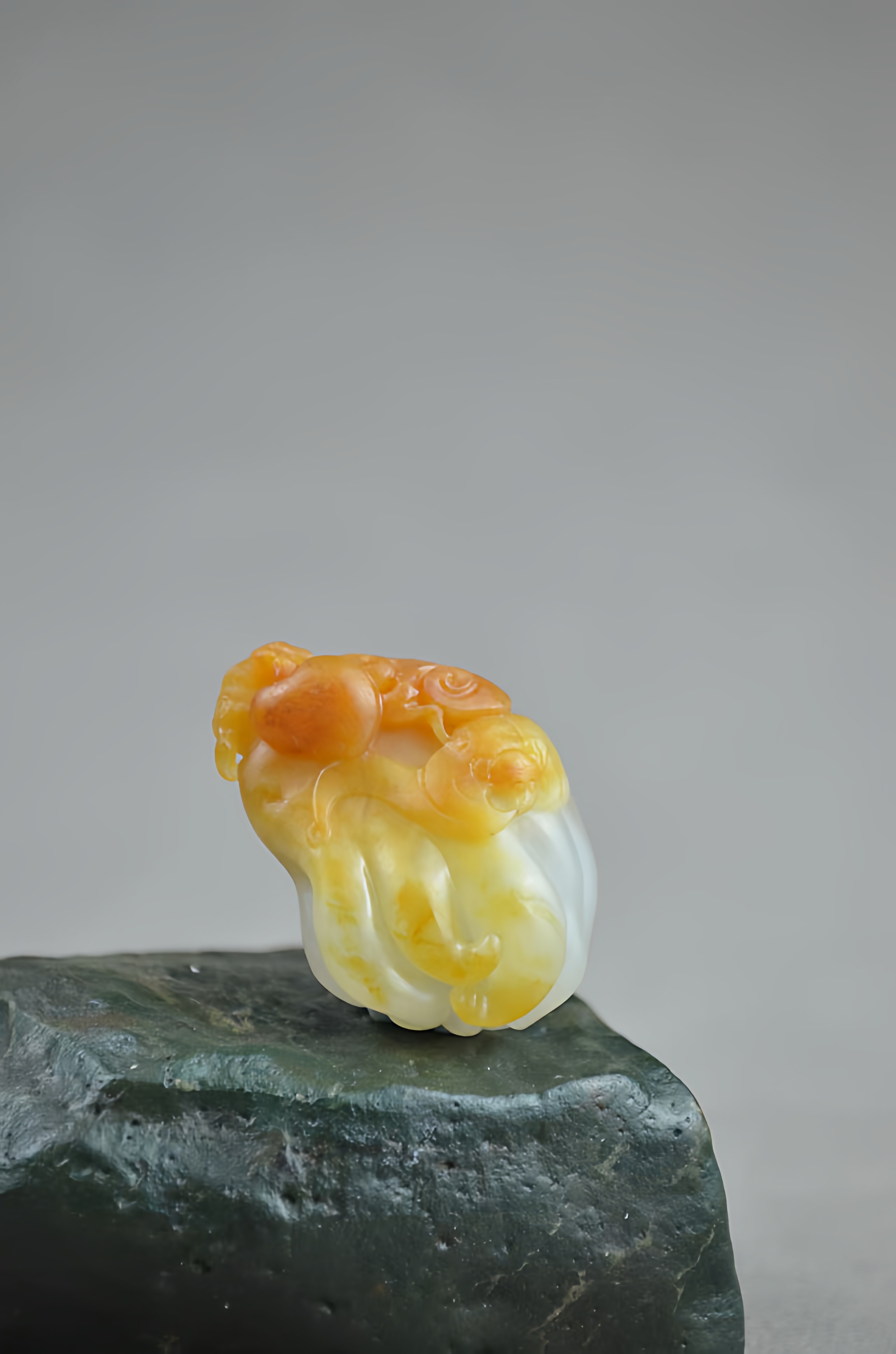 新疆和田玉籽料福寿挂件