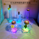 许愿瓶发光星星瓶木塞带灯星空瓶彩虹瓶diy海洋瓶海绵宝宝玻璃瓶