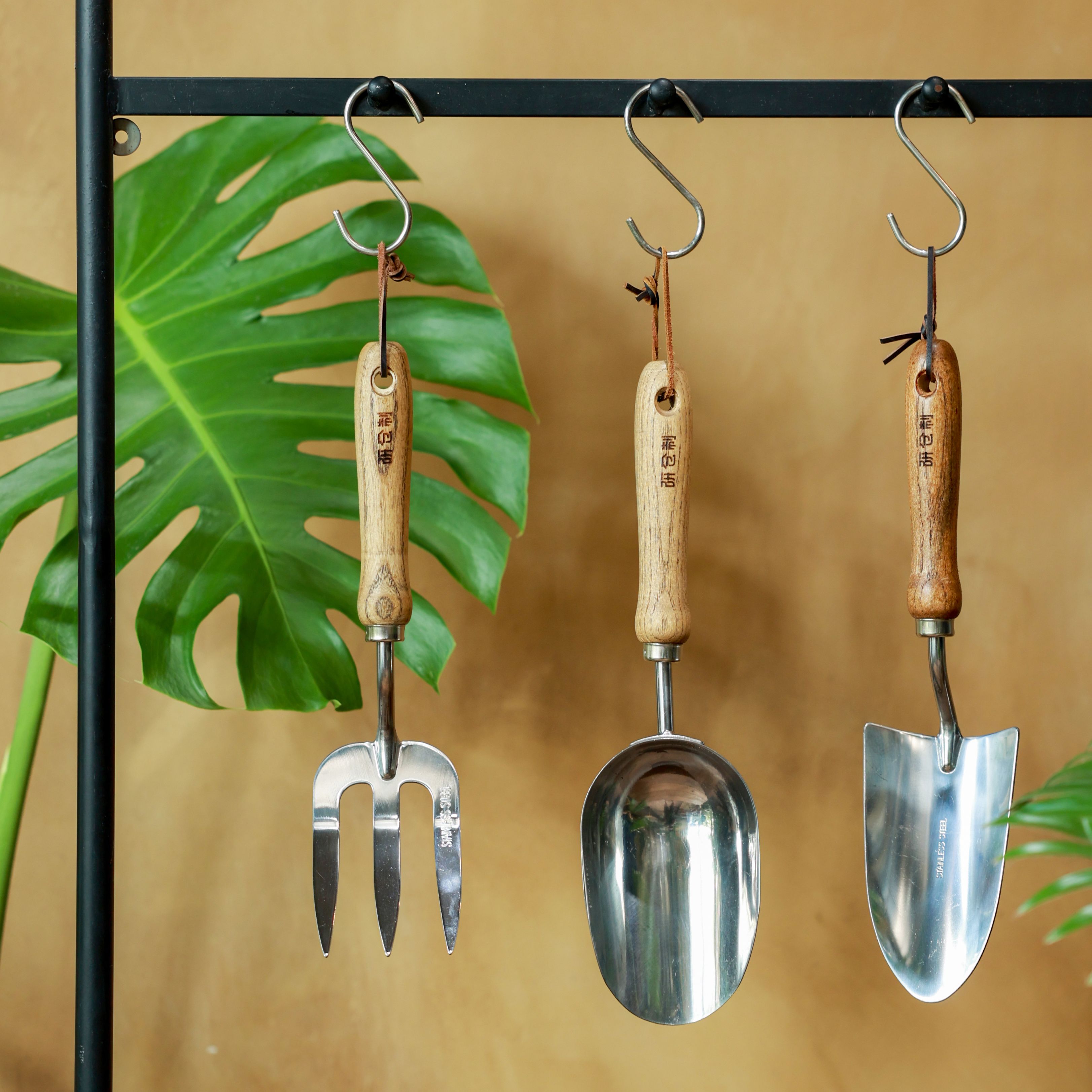 研仓制园艺工具套装 种植换盆栽松土铲家用花园阳台种植工具