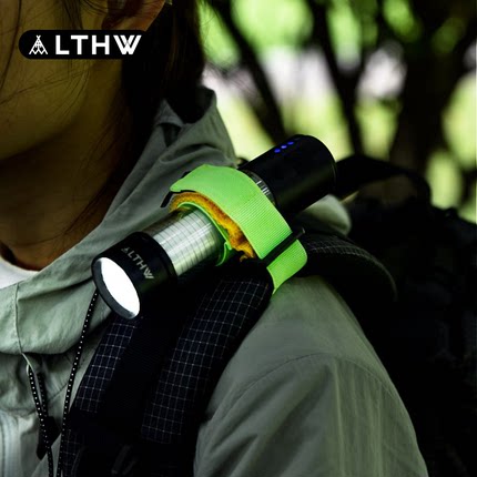 LTHW旅腾WUJIE手电固定带套防滑稳定徒步夜爬钓鱼多功能背包外挂