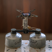 柯曼BKZ52扁气二供一转燃料舱接头精工品质炉头转接配件黑化装 备