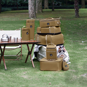 LTHW旅腾户外野餐收纳包燃气炉气罐大容量炊具包袋露营野营装 备包