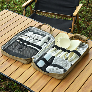 LTHW旅腾户外厨具便携套装露营野餐具装备用品野营炊具收纳包烧烤