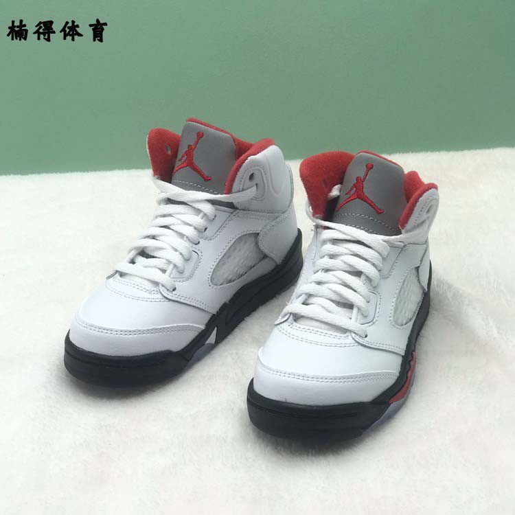 楠得体育air jordan 5 aj5流川枫童鞋篮球鞋 440890-440889-102