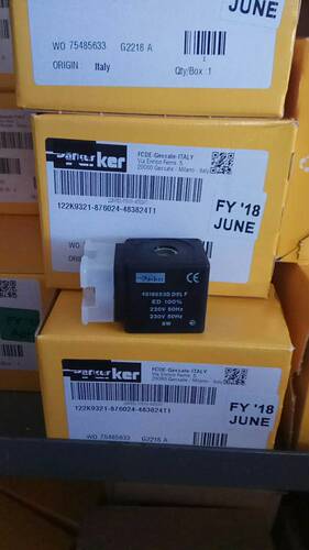 Parker派克电磁阀线圈8W 4818653D D5LF电磁阀线圈