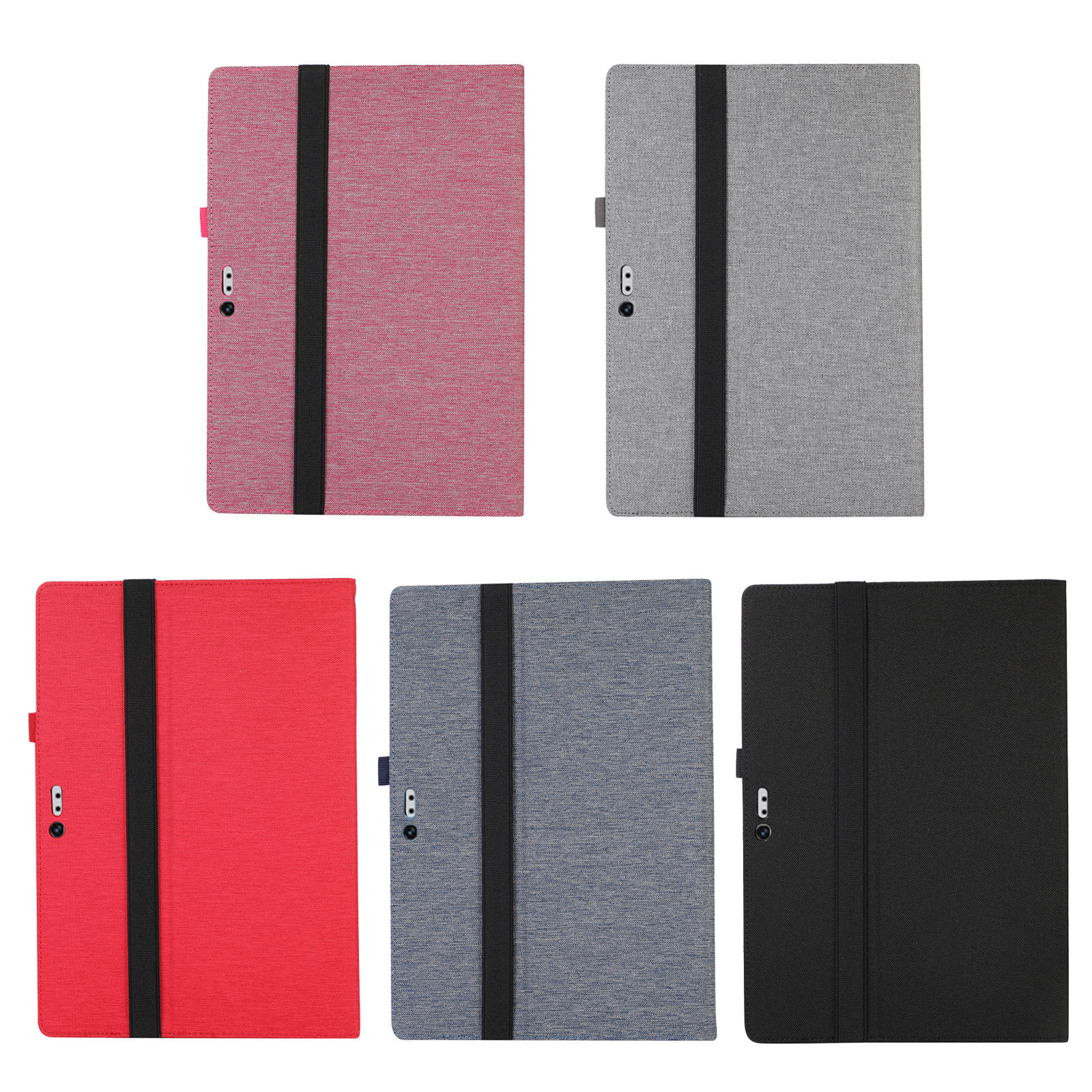 适用微软surface pro3/4/5/6/7可插卡可装键盘牛仔布软胶保护套