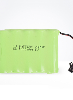 6v 1000mAh充电电池 美致1:14攀爬车2836 2838 2848遥控车