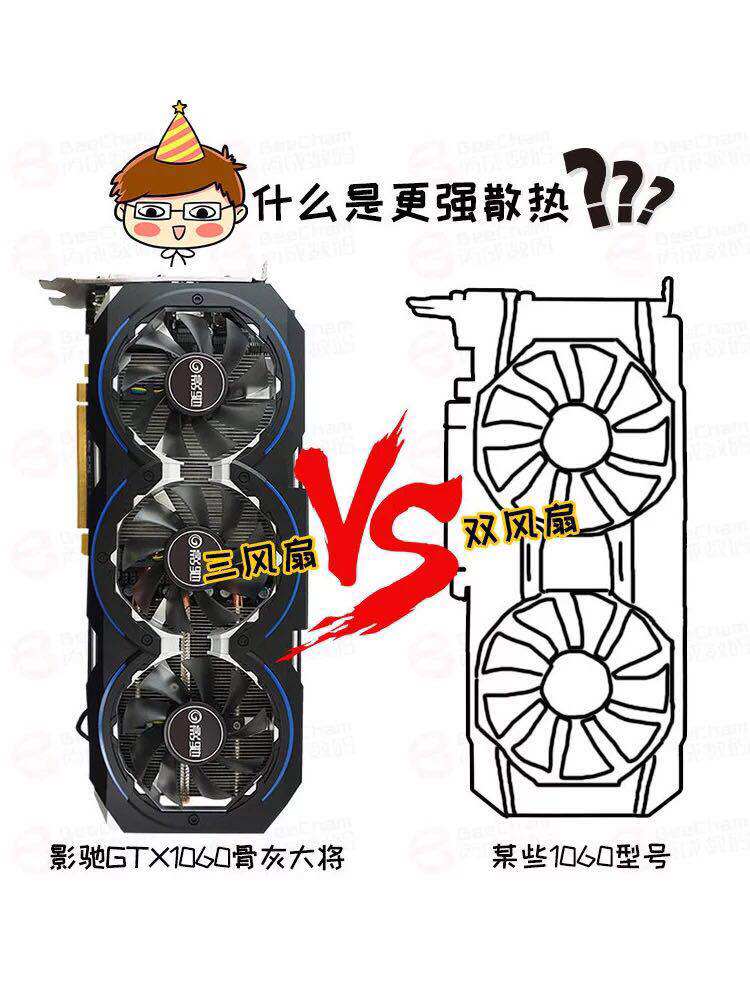 显卡影驰大将1060 6g /750i 2g 独显 9n供电 /660 1g 独显 9n供电