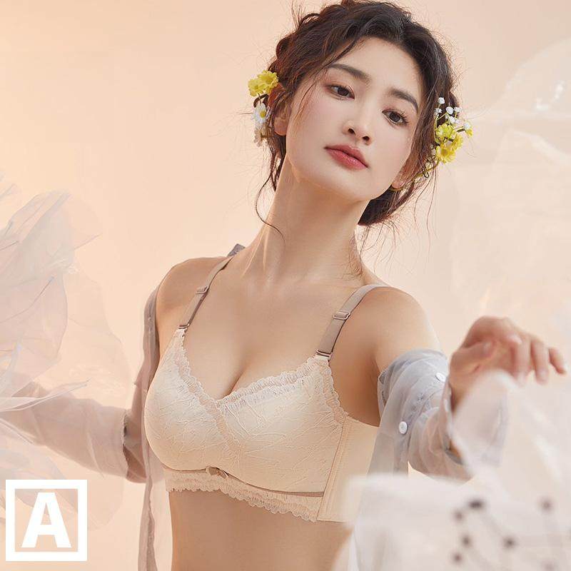 手掌杯文胸诗曼芬无钢圈小胸显大