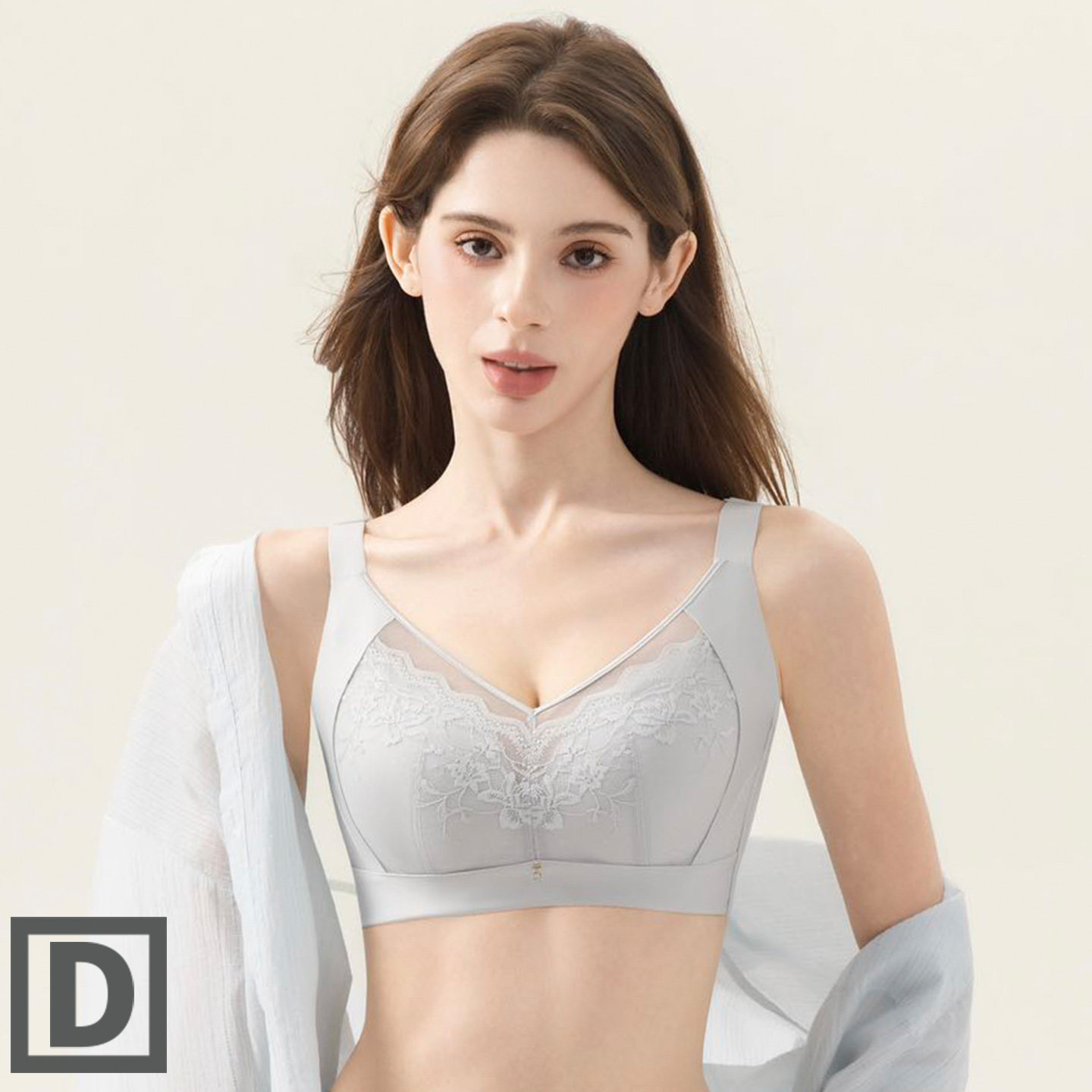 诗曼芬无钢圈聚拢收副乳按摩文胸
